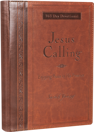 Jesus Calling  Large Print Deluxe Edition with written 